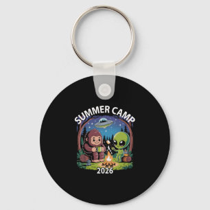 Retro-Sommercamp 2026 Kinder Alien-Vibes-Direktor Schlüsselanhänger