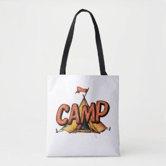 Retro-Sommercamp-Grafik-Tasche