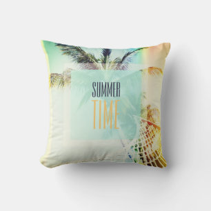 Retro Sommertime Custom Pillow Kissen