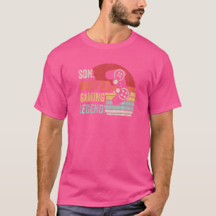 Retro Son Brother Gaming Legend Gaming Gamer Birth T-Shirt