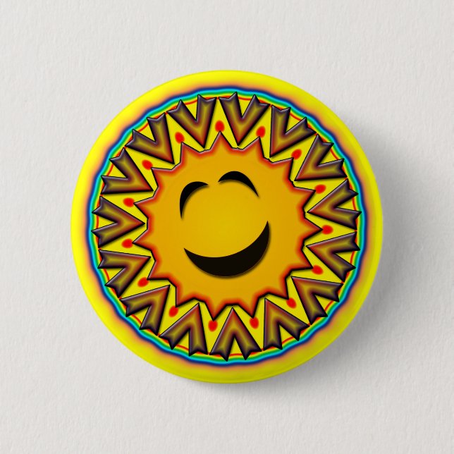 RETRO SONNE BUTTON (Vorderseite)