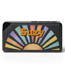 Retro-Sonnen-Design in bunten Farben