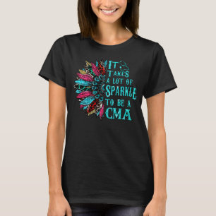 Retro Sonnenblume Es braucht viel Sparkle um ein C T-Shirt