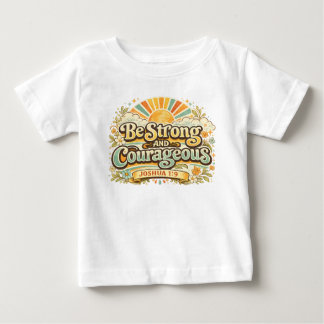Retro-Sonnenblumen-Blumen-Christian-Kinder-Bibelve Baby T-shirt