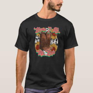 Retro Sonnenblumen Boot Schuldzuweisung alles auf  T-Shirt