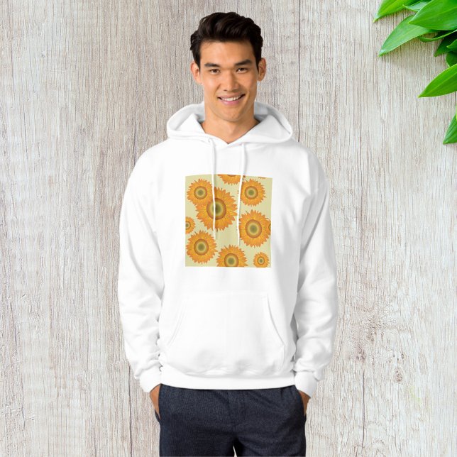 Retro Sonnenblumen Hoodie (Von Creator hochgeladen)