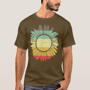 Retro Sonnenblumengarten - Vintage Sonnenblumen T-Shirt