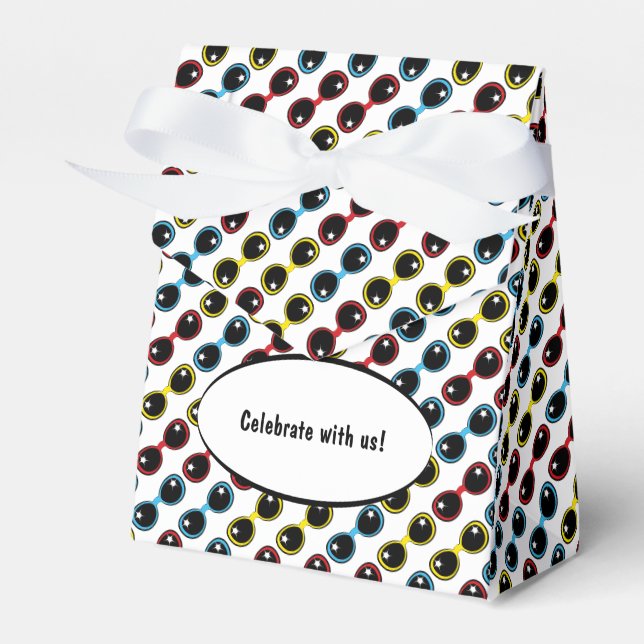Retro-Sonnenbrille primär Geschenkschachtel (Vorderseite)