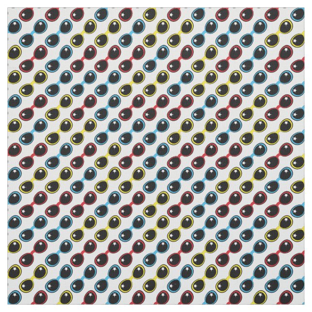 Retro-Sonnenbrille primär Stoff (Muster)