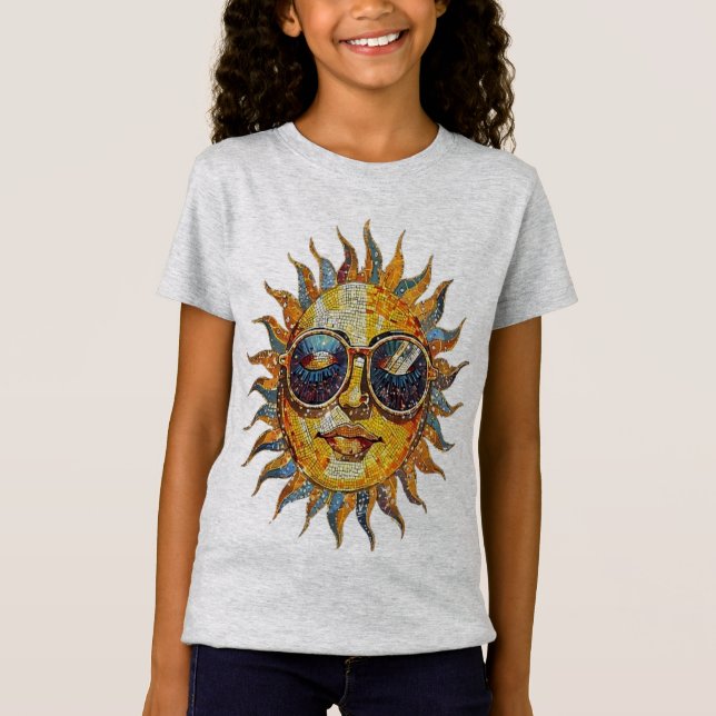 Retro-Sonnenbrille T-Shirt (Vorderseite)