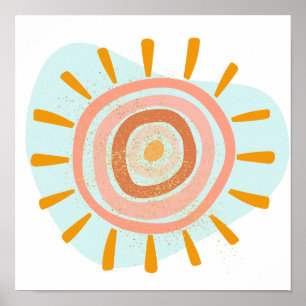 Retro-Sonnenschein, Poster