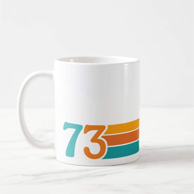 Retro-Sonnenuntergang 73 Kaffeetasse (Links)