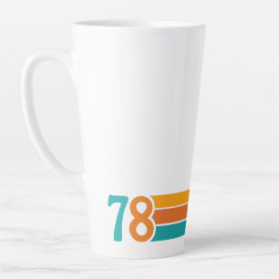 Retro-Sonnenuntergang 78 Milchtasse