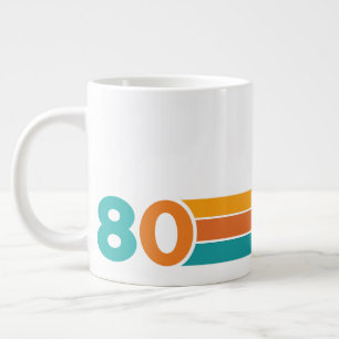 Retro-Sonnenuntergang 80 Jumbo-Tasse