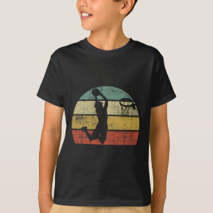 Retro Sonnenuntergang Bunte Sketll Dunk T-Shirt
