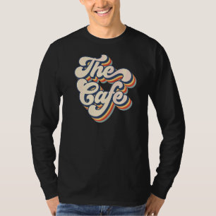 Retro Sonnenuntergang das Café einen Tag ohne Kaff T-Shirt