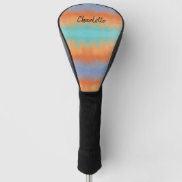 Retro-Sonnenuntergang  Golf Headcover