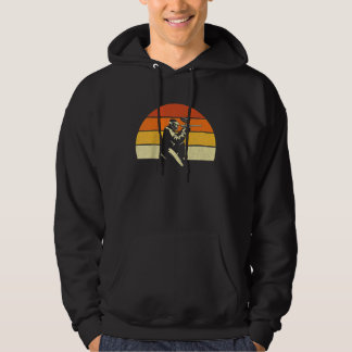 Retro-Sonnenuntergang-Paintballer Paintball-Taktis Hoodie