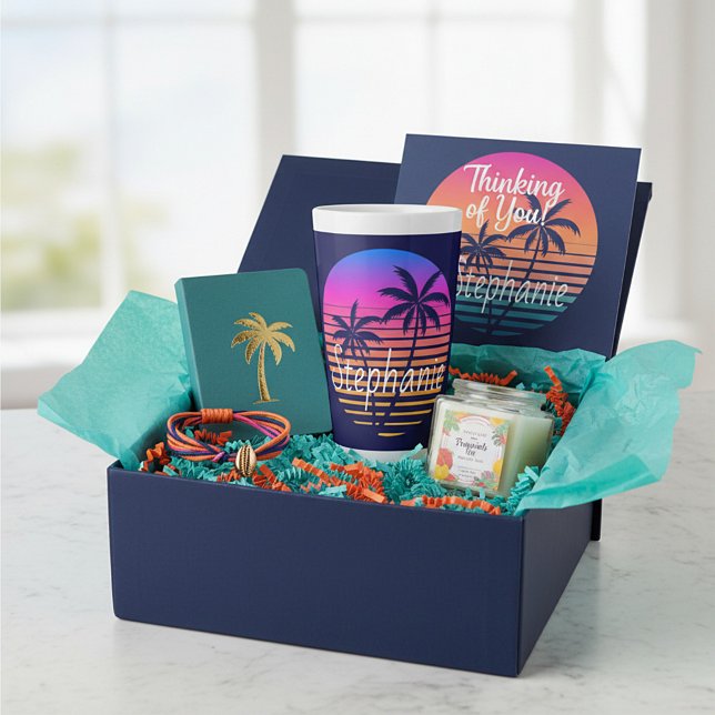 Retro-Sonnenuntergang Personalisiert Milchtasse (Von Creator hochgeladen)