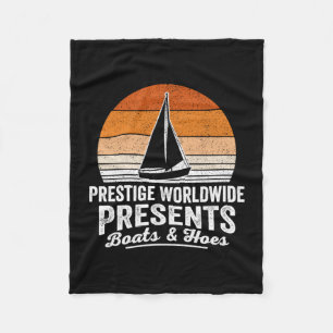 Retro-Sonnenuntergang-Segelboot-lustig-Bootsfahrt- Fleecedecke
