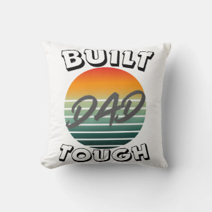 Retro-Sonnenuntergang-T-Shirt für Papa mit dem Auf Kissen