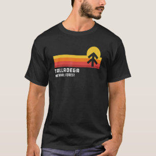 Retro Sonnenuntergang Talladega National Forest Ta T-Shirt