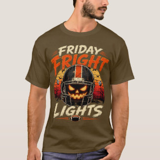 Retro-Sonnenuntergang-Vintage-Design für Football- T-Shirt