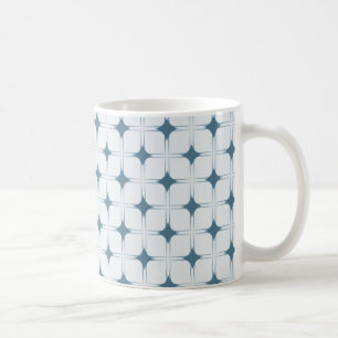 Retro Sophistication Tasse, Blau Tasse