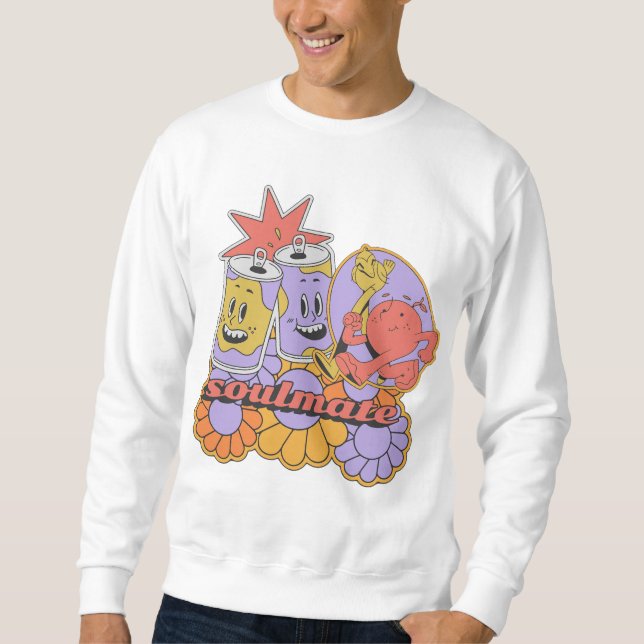 Retro Soulmate 80er Sweatshirt (Vorderseite)