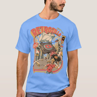 Retro Soundzilla Black T-Shirt