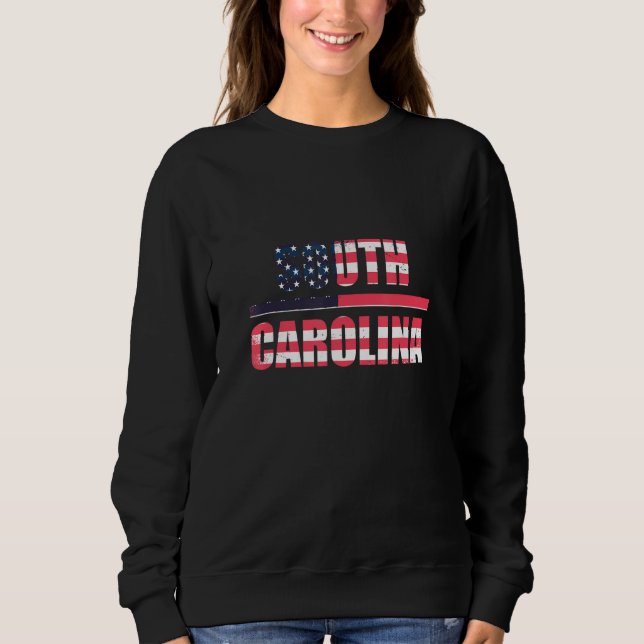 Retro South Carolina USA Sweatshirt (Vorderseite)