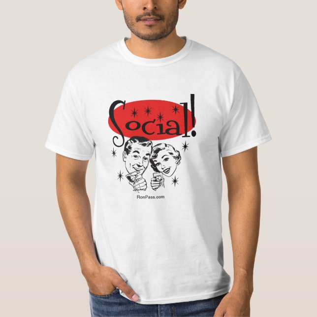 Retro SozialT - Shirt (Vorderseite)