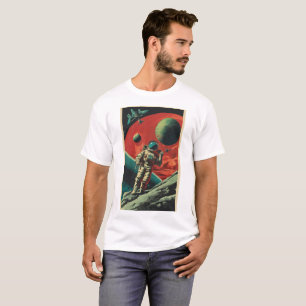 Retro Space Adventure T - Shirt - Vintager Sci-Fi-