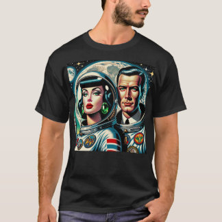 Retro Space Astronauts T-Shirt