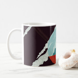 Retro Space Poster Cassini Mission to Saturn Kaffeetasse