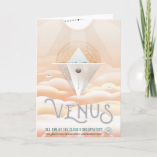 Retro Space Poster Observatory im Sonnensystem Karte