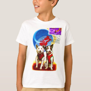 RETRO SPACE REVEL DOG ASTRONAUTS T-Shirt