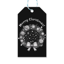 Retro Space-Themed Geschenkmarke | kosmischer Feie