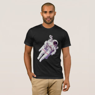 Retro Spacewalker: Astronaut Floating T-Shirt