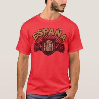 Retro Spanische Flagge Spanien Vintage España Idee T-Shirt