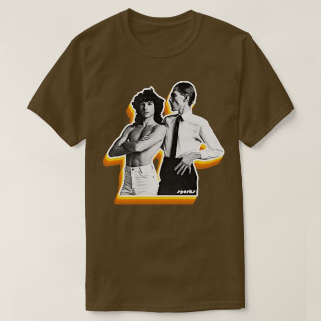 Retro Sparks Fade Art T-Shirt (Design vorne)
