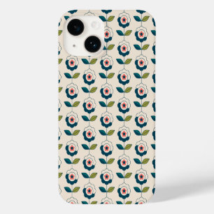 Retro-Spaß-Garten-Blumenmuster Case-Mate iPhone 14 Hülle