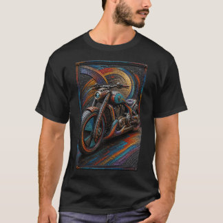 Retro-Spectrum-Cruiser-Mosaik-Kunst T-Shirt