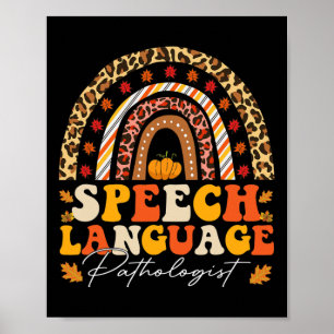 Retro Speech Therapy Speech Language Pathologe F Poster