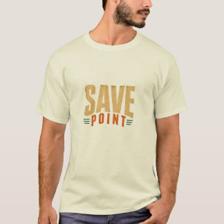 Retro-Speicherpunkt-Spieler T-Shirt