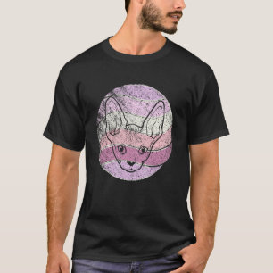 Retro Sphynx-Katze haarlos - Vintage Sphynx-Katze T-Shirt