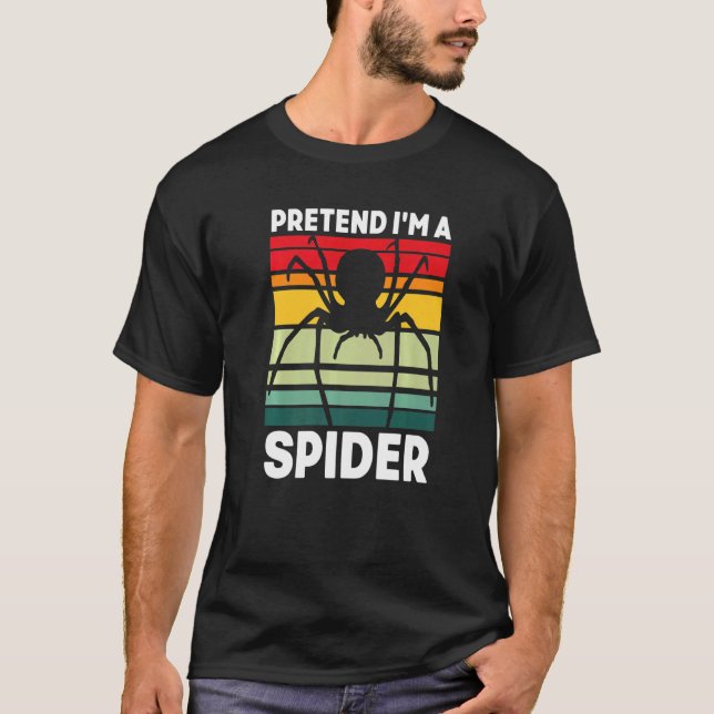 Retro Spider Arachnophile Spider Web Arachnids T-Shirt (Vorderseite)