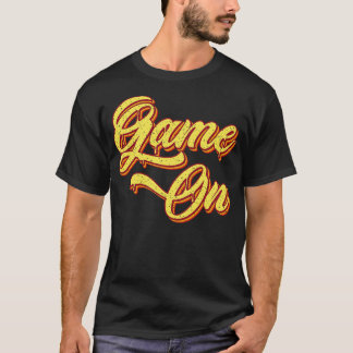 Retro-Spiel über Typografie T-Shirt