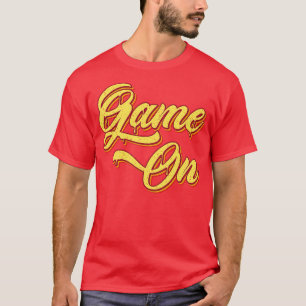 Retro-Spiel über Typografie T-Shirt