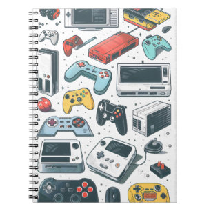 Retro-Spiele Notizblock